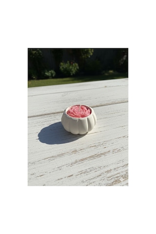 Tealight Bal Kabağı Söz, Nişan, Kına Hediyelik Mumluk Beyaz