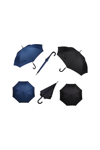 Zeus&Co. 363349566 Fiber Baston Rüzgarda Kırılmayan Şemsiye