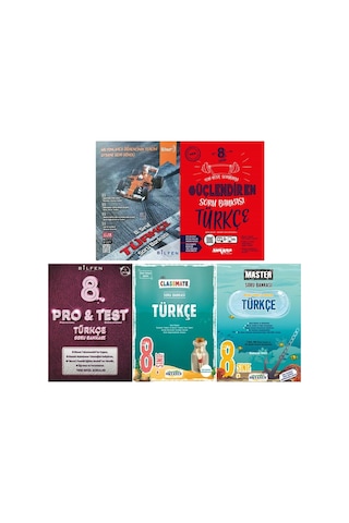 8.sınıf 2024-2025 Türkçe 5 Kitap Set