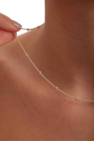 Gianfranco Kalın Zincirli 3 Renk Dorika Kolye