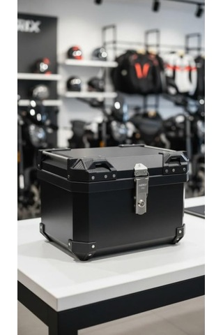 Tr Aerix 50 Litre Motosiklet Siyah Arka Çanta Genel