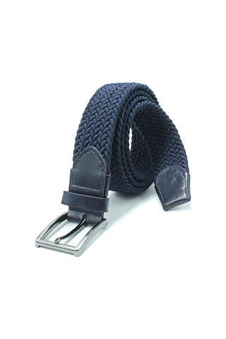 Elastik Örgü Kemer 3,5cm Lacivert Lastik Kemer Unisex