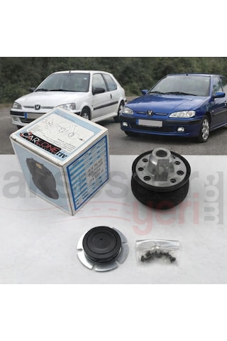 Peugeot 106-306 Uyumlu Spor Direksiyon Göbeği Momo Tip