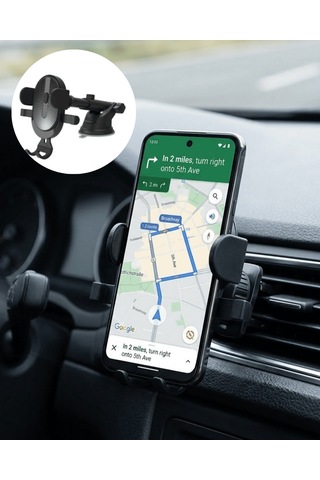 Araç İçi Telefon Tutucu Havalandırma Izgara Telefon Standı Standart 37650854