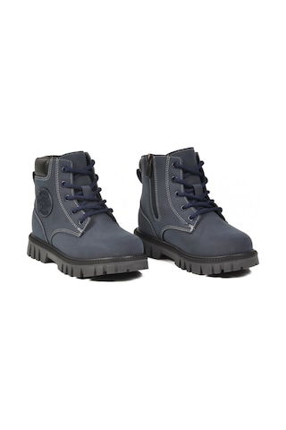 Pepino Lacivert Bağcıklı Fermuarlı Kaymaz Unisex Çocuk Bot 1782 P Lacivert