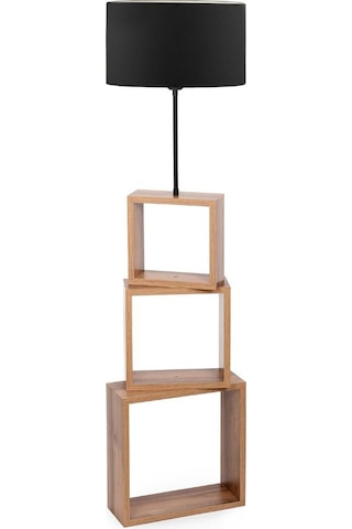 A&g Kare Hareketli Raflı Lambader Kumaş Başlık Çok Renkli