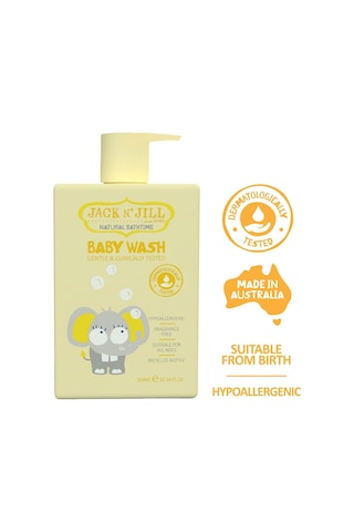 Jack N Jill Bebekler İçin Tamamen Doğal Saç Ve Vücut Şampuanı Sarı Kutu 300 Ml