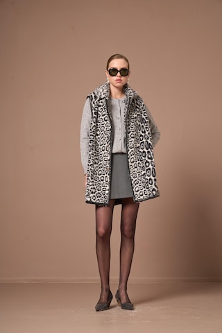 Ftz Women Kadın Leopar Yelek Siyah 31275 Siyah