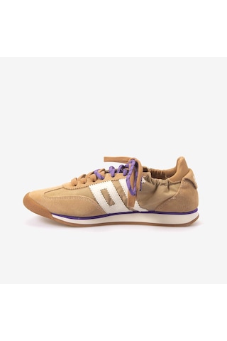 Back70 Kadın Bağcıklı Süet Spor & Sneaker Ayakkabı A26 Taba