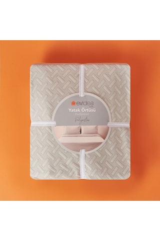 Evidea Soft Örme Çift Kişilik Yatak Örtüsü - Gri - 240x260 Cm Gri