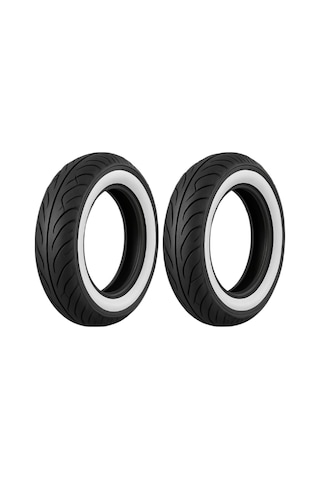 Motobir Lastik Yanağı Beyaz 14 İnç Jant 4 Adet E-bis