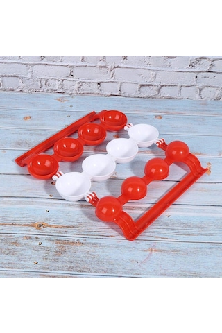 Doldurulmuş Balık Köfte Kalıbı Köfte Makinesi Kalıp Topu Ev Mutfa KIrmızı