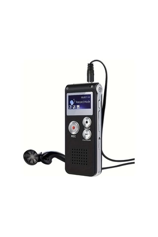 Willowhaven Siyah 8gb 650hr Dijital Ses Kaydedici Mp3 Çalar 4gb Sd Yuvalı Kulaklık Usb Şarj