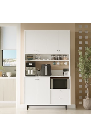 Robin Home Lounge Kahve Köşesi Çok Amaçlı Dolap Mutfak Dolabı Bey