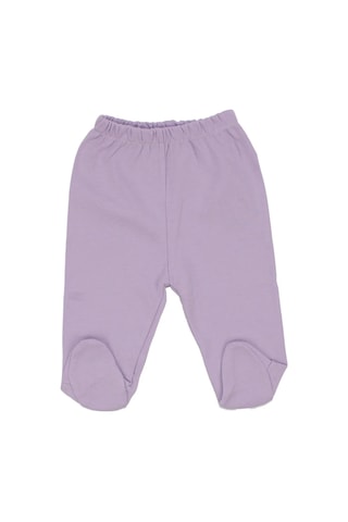 Bebegen Unisex Patikli Lila Penye Patikli Tek Alt Çok Renkli