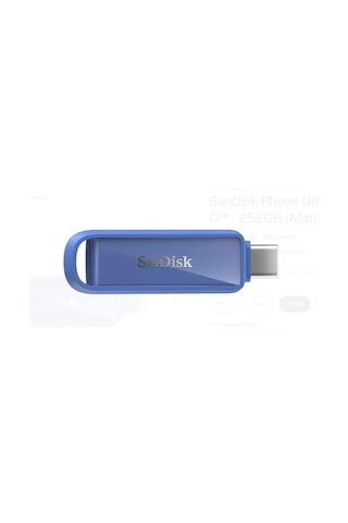 Sandisk Sdıxs0n-256g-gn6nd 256gb Phone Drive With Usb-c-128gb Maritime Blue Flash Bellek Kdo