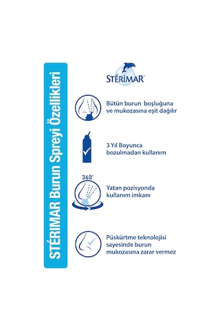 Sterimar Deniz Suyu Burun Spreyi 50 ML