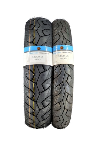 130/70-17 Ve 90/90-17 Tl Tubeless - Dubleks Motosiklet Lastiği Takım