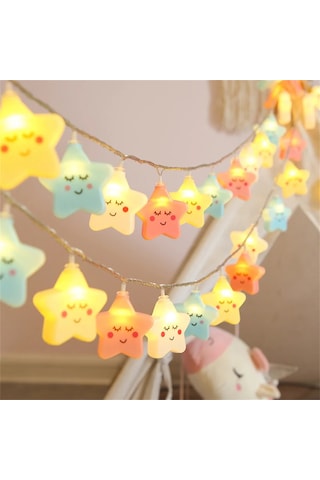 20led Bulut/yıldız Işığı Dize, Noel Doğum Günü Partisi İçin 10ft 1 Adet