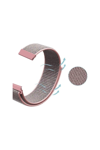 E2M SAMSUNG WATCH 22MM KRD-03 HASIR KIRMIZI KORDON