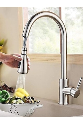 Inox Spiralli Mutfak Bataryası Inox Spiralli Mutfak Evye Bataryası Inox