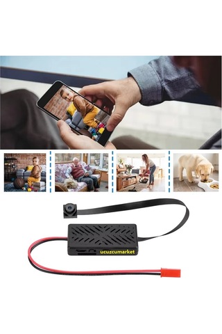 Wifi Micro Mini Lens Güvenlik Kamera Uzaktan İzleme-ses Dinleme-hafıza Kart Kayıt-hareket Algılama