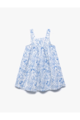 Koton Beyaz Kız Bebek Elbise 5smg80044aw Beyaz