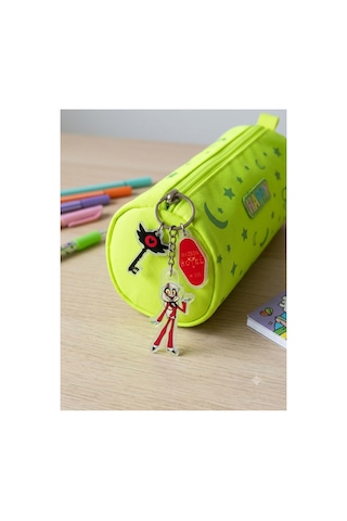 Owl Bag Hazbin Hotel Serisi Charlie Morningstar Desenli Acrylic Anahtarlık Çanta Süsü Mıx