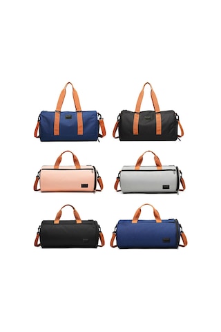 Sones Büyük Kapasiteli Kuru Ve Islak Ayırma Su Geçirmez Spor Çantası Elde Taşınabilir Günlük Yoga Çantası, Renk: 9920 Mavi