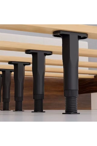 Sones 20-37cm Ayarlanabilir Yatak Altı Kiriş Destek Tutucu Geri Çekilebilir Mobilya Yükseltici Braketi