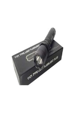 Şafak25 1101 Type Light Flash Light El Feneri Siyah