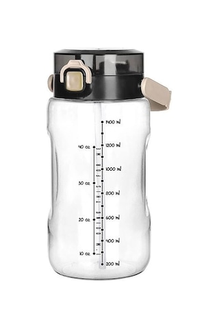 Şeffaf Matara - 1500 Ml - 50,7 Oz - Watermode Matara Diğer