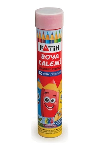 Fatih Tam Boy Tüplü Kuru Boya 12 Renk