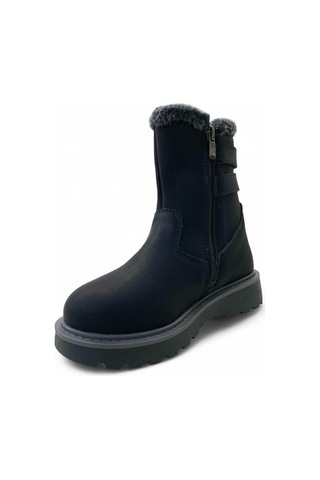 Trender Buckle Filet Siyah Kız Çocuk Bot & Bootie Siyah