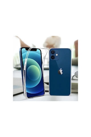 Samsung Galaxy Uyumlu A34 Çift Taraflı Silikon Kılıf Şeffaf