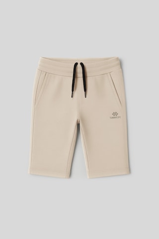 Tommylife Bej Standart Fit Basic Performans Erkek Çocuk Şort - 11303 Bej