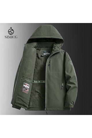 Polar Astarlı Ceket, Kalın Ceket Ordu Yeşili