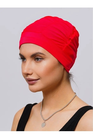 Topichome Havuz İçin Kumaş Yüzme Bonesi 165978547 Kırmızı