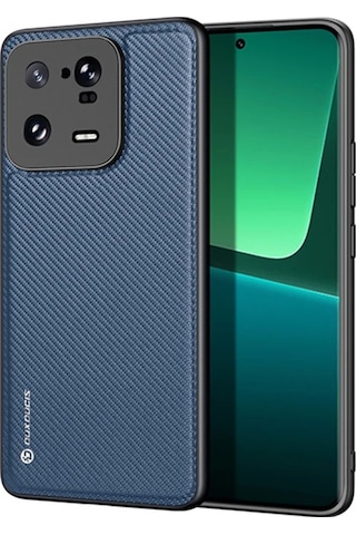 Hepsi Dux Ducis Xiaomi 13 Pro Fino Serisi Premium Dokuma Silikon Kılıf- 5775 Najmaddin Siyah