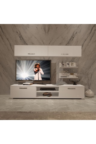 Decoraktiv Eko 5 Mdf Dvd Tv Ünitesi Tv Sehpası Beyaz