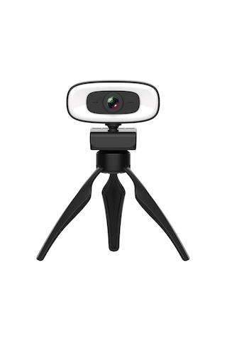 Coverzone PC-10 2K HD 2560 x 1440P Mikrofonlu Işıklı Webcam
