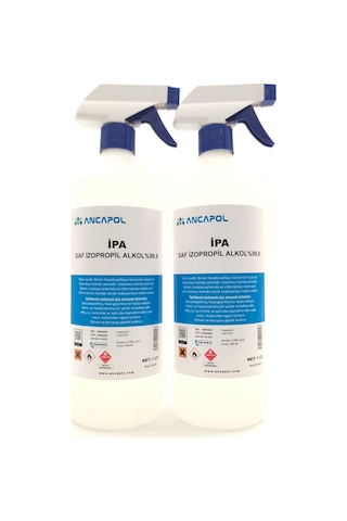 Ancapol Saf İpa İzopropil Alkol 2 x 1 L Ancapol Saf İpa İzopropil Alkol 2 x 1 L