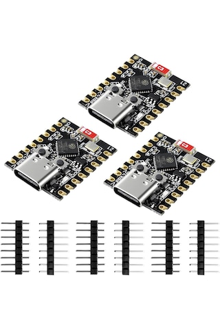 Esp32-c3 Supermini Type-c Wifi + Bluetooth 5.0 Geliştirme Kartı Rısc-v, 4mb, Rgb Led