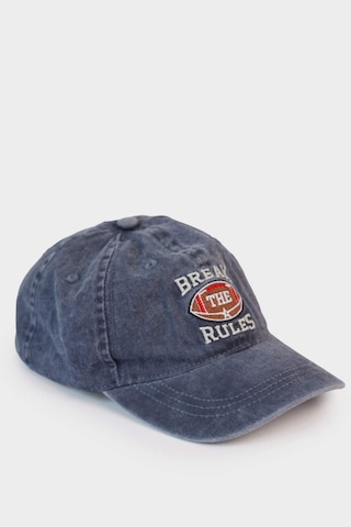 Defacto Nakışlı Pamuklu Denim Cap Şapka Erkek Çocuk G0839a826smbe303 Mavi-be303