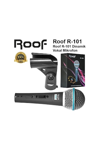 Roof R-101 Dinamik Vokal Mikrofon