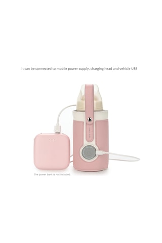 Xindoker Usb Süt Isıtıcı Kılıfı - 3 Seviye Sabit Sıcaklık - Mini Taşınabilir - Ev, Gece, Seyahat İçin - Mavi