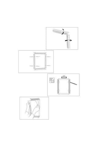 Tak Çıkar Rondo Çerçeve A4 21x30 Cm 1 Adet Açılır Kapanır Çerçeve Aç Kapa Çerçeve A4 Afiş Çercevesi