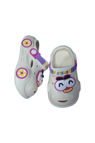 Calx Unisex Araba Figürlü Kaydırmaz Taban Terlik Sandalet Bnt8150 Pembe