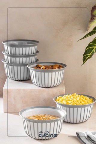 Linea 6lı Pratik Çerezlik Gri 1 Litre Gri