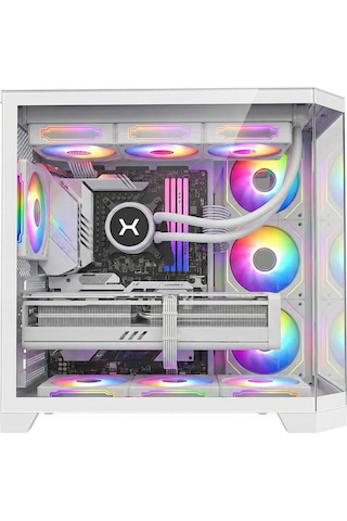 Xaser Pearl X80 i9-14900KF 32 GB 2 TB M.2 Nvme SSD 16 GB RTX5080 Free Dos Masaüstü Oyuncu Bilgisayarı